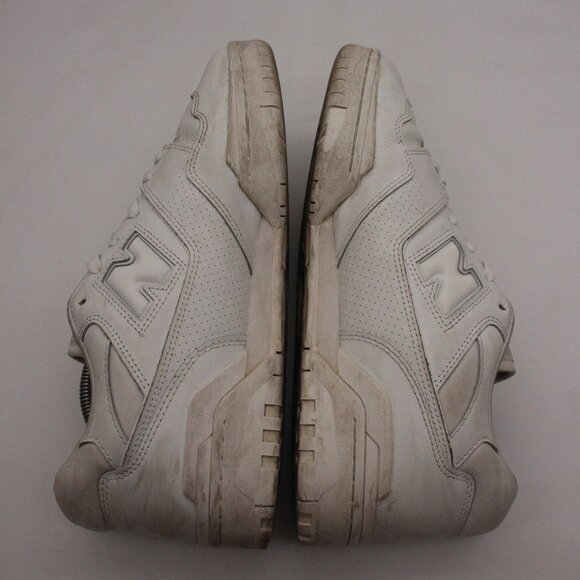 New Balance 550 Men's Size 12 D Tripe White Leather Sneakers BB550WWW - Picture 6 of 11